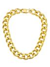 Colar ChainsHouse Cuban Link Chunky Gold em Aço Inoxidável