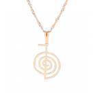 Colar Cho-Ku-Rei Símbolo do Reiki Yoga 20mm - Sunshine Cristais