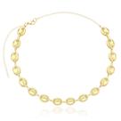 Colar Chocker Lacre Elo Liso - Banhado em Ouro 18k