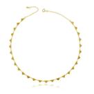 Colar Chocker Mini Corações - Banho Ouro 18k
