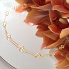 Colar Chocker Pingentes Ponto Cristal Colar Chocker Pingentes Ponto Cristal