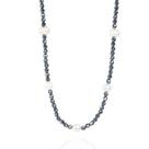 Colar chocker ródio negro com pedras brancas Colar chocker ródio negro com pedras brancas