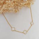 Colar/Choker 3 Trevos Madrepérola Insp. VC