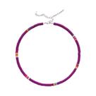 Colar Choker Boho De Contas De Argila Coloridas, Acessórios De Joias De Praia Em 5 Cores Opcionais Colar Choker Boho De Contas De Argila Coloridas, Acessórios De Joias De Praia Em 5 Cores Opcionais