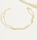 Colar/Choker com Desing ondulado