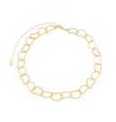 Colar Choker Corações Grandes Entrelaçados