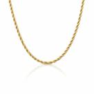 Colar Choker Cordão Baiano Banhado a Ouro 18k