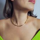 Colar Choker Corrente banhado a Ouro 18k