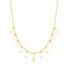 Colar Choker Corrente Bolas e chapinhas Banhado a Ouro 18k Colar Choker Corrente Bolas e chapinhas Banhado a Ouro 18k