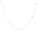 Colar Choker Corrente com Bolinhas Prata 925 Colar Choker Corrente com Bolinhas Prata 925