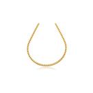 Colar choker Corrente Veneziana Feminino Folheado a Ouro 18k