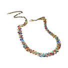 Colar Choker De Luxo Para Mulheres Com Cristais Geométricos, Joias Para Casamento E Presentes