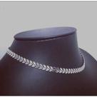 Colar Choker Escama de Peixe Folheado Banhado Ouro 18k Gargantilha Feminino Moda