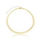 Colar Choker Escamas Banhada a Ouro 18k Colar Choker Escamas Banhada a Ouro 18k