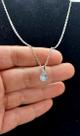 COLAR CHOKER FEMININO AÇO INOX Ponto DE Luz GOTA zircônia