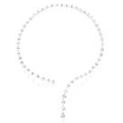 Colar Choker Feminino Moderno Com Zircônia Em Gota De Água, Corrente De Clavícula De Cristal Para