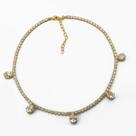 Colar Choker Festa Riviera Banhado a Ouro 18k Colar Choker Festa Riviera Banhado a Ouro 18k