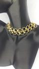 Colar Choker Joias Nobre Esferas 20mm Moedas Antigas
