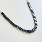 Colar Choker Riviera Grafite em Aço Inox