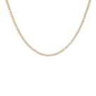 Colar Choker Riviera Zircônia Dourado