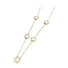Colar Choker Trevo Virginia Pedra Verde Ou Branco Sorte 1865875