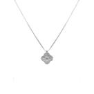Colar Choker Trevos Flor Virgínia P Banhado a Prata 925