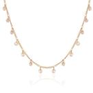 Colar Choker Zircônias Banhado a Ouro 18k