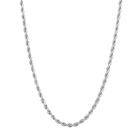Colar CLASICOMIS Silver com corrente de corda de aço inoxidável 3mm/4mm