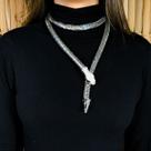 Colar Cobra Bijouteria com Strass Dança do Ventre Colar Cobra Bijouteria com Strass Dança do Ventre