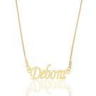 Colar Com Nome Personalizado Folheado A Ouro 18k Colar Com Nome Personalizado Folheado A Ouro 18k