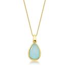 Colar com pedra gota