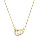 Colar com pingente Algema Banhado a Ouro 18k Colar com pingente Algema Banhado a Ouro 18k