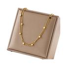 Colar com Pingente de Cubo Pequeno em Aço Inoxidável 316L - Ouro e Prata