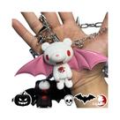 Colar Com Pingente De Urso De Pelúcia Assustador De Halloween Estilo Punk Urbano Para Festas E