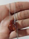 Colar com Pingente em Cornalina Colar com Pingente em Cornalina