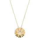 Colar com Pingente P Martelado Banhado em Ouro 18K Colar com Pingente P Martelado Banhado em Ouro 18K