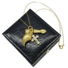 Colar Com Pingente Patuá Banho De Ouro 18k 4746