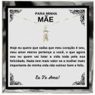 Colar Conjunto Ouro Presente Mãe Menino Batimento Coração