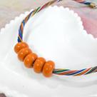 Colar Contas com fios de cobre Colar Contas com fios de cobre