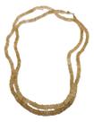 Colar Contas De Citrino Facetados Naturais Amarelo Ouro 18k