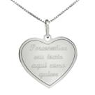 Colar Coração Coleção Personalizável em Prata 925 Colar Coração Coleção Personalizável em Prata 925