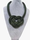 Colar Corda Fio Encerado Grande Longo Moderno Maxi Elegante Colar Corda Fio Encerado Grande Longo Moderno Maxi Elegante