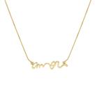 Colar Cordao Amor Folheada Ouro 18k