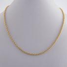 Colar Cordão Baiano Ouro 18k 750 2.7 45 Cm . Certificado
