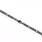 Colar Cordão Corrente Elo Fígaro Fino Preto Colar Cordão Corrente Elo Fígaro Fino Preto