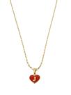 Colar Cordão Corrente Feminina Pingente Coração do Amor Letra Inicial J Banhado a Ouro 18k.