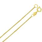Colar Cordão Corrente Veneziana 0.6 45cm Banho De Ouro 18k 551