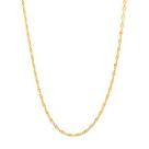 Colar Cordão Fio Navetes Rommanel 50 Cm Fol. A Ouro 531279