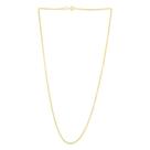Colar corrente banhado ouro 3x 24k 18k e 22k grosso unissex elo português rommanel 42cm 50cm 530609 530610