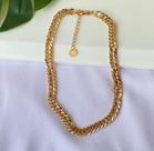 Colar Corrente Chocker Gargantilha Dourada semijoias